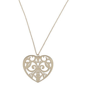 Tiffany Enchanted Heart Necklace Silver